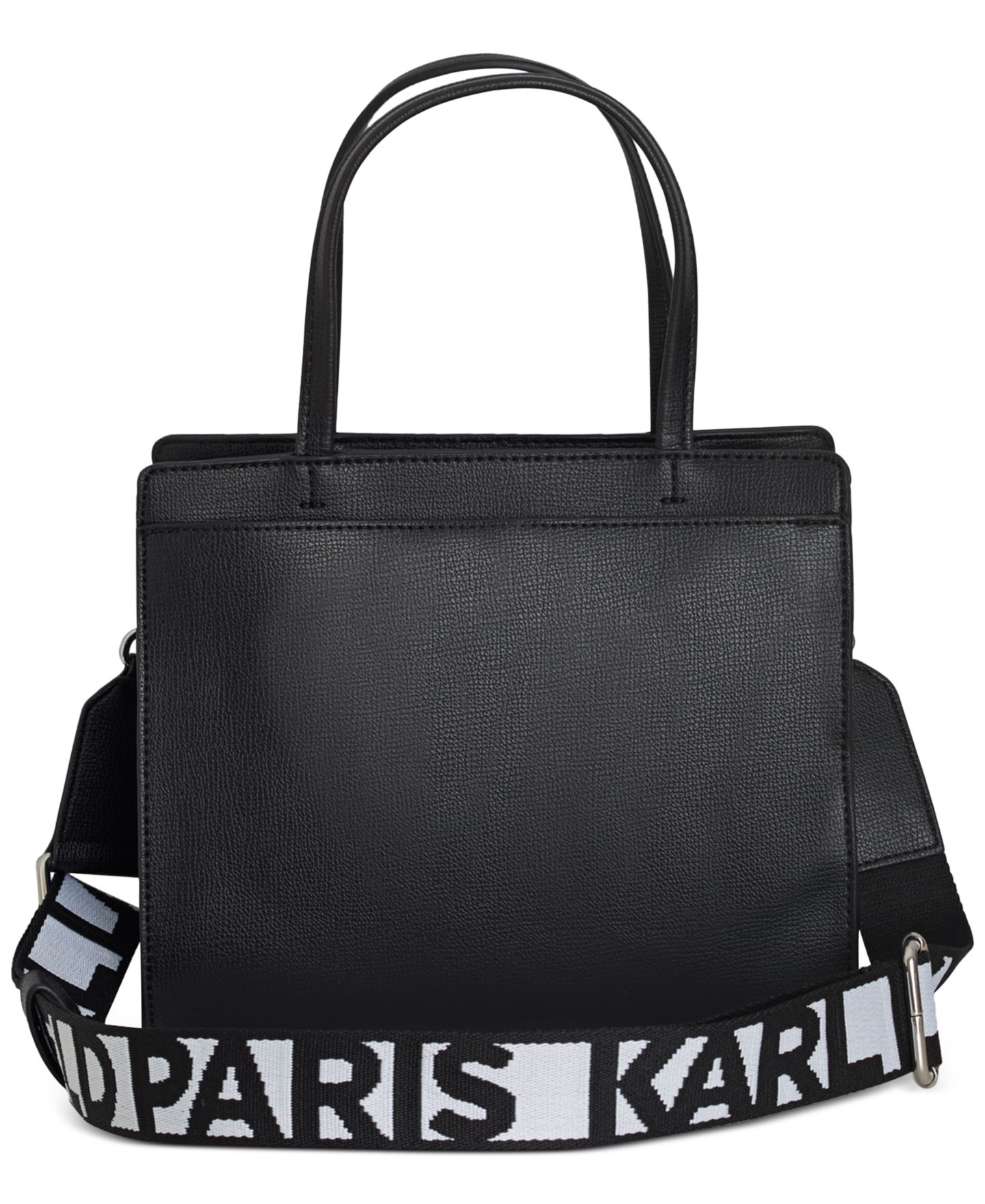 Женская сумка KARL LAGERFELD PARIS Maybelle Satchel, цвет: Чёрный — фото 6