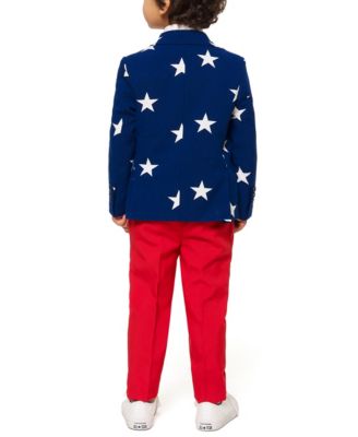 Little Boys 3-Piece Stars and Stripes Suit Set