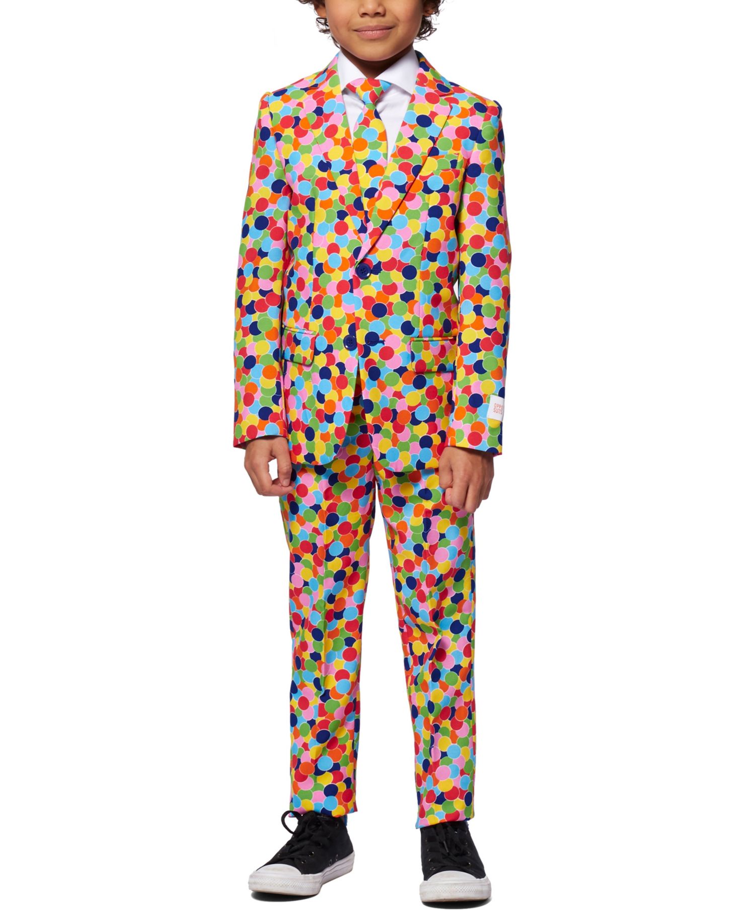Toddler and Little Boys 3-Piece Confetteroni Party Suit Set