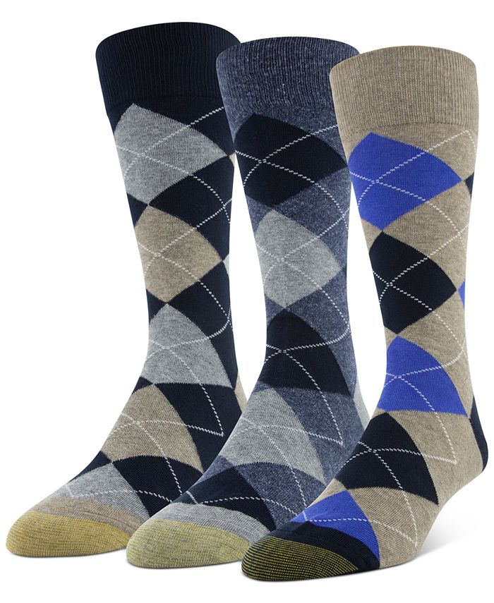 Gold Toe Men's 3Pack Carlyle Crew Socks Macy's
