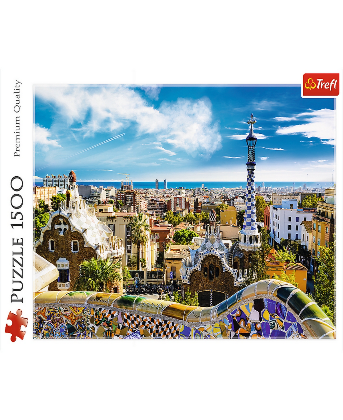 Shop Trefl Jigsaw Puzzle Park Guell, 1500 Pieces In Multicolor