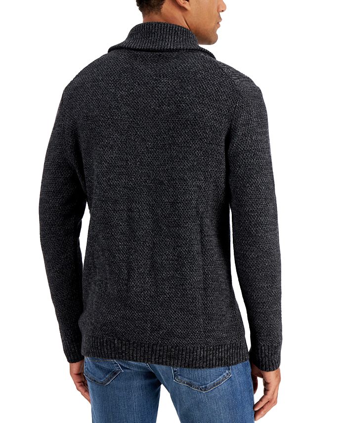 Club Room Men's Chunky Shawl Collar Cardigan, Created for Macy's Macy's