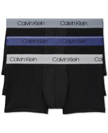 Men's 3-Pk. Micro Stretch Moisture-Wicking Low-Rise Trunks 