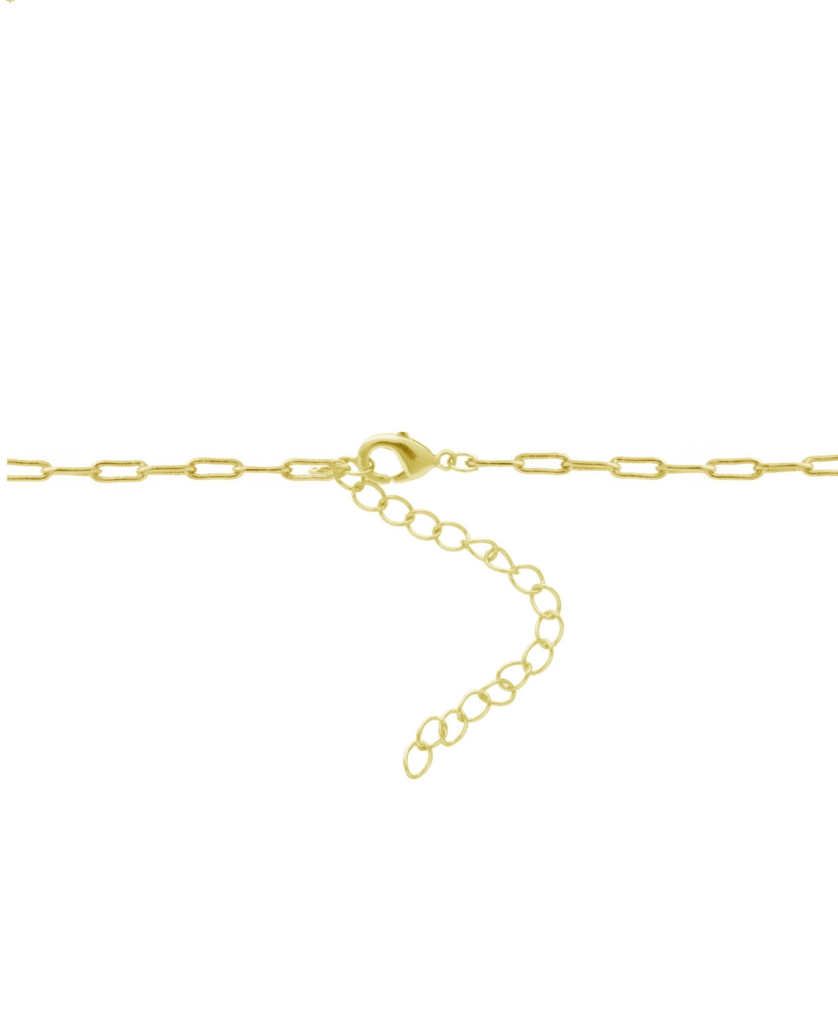 And Now This Cubic Zirconia Butterfly Necklace, Gold Plate 16+2