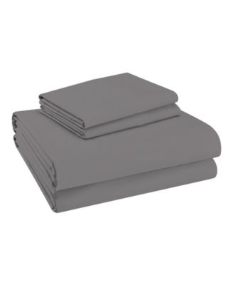 100% Organic Cotton Brushed Percale 4-Pc. Sheet Set, Queen