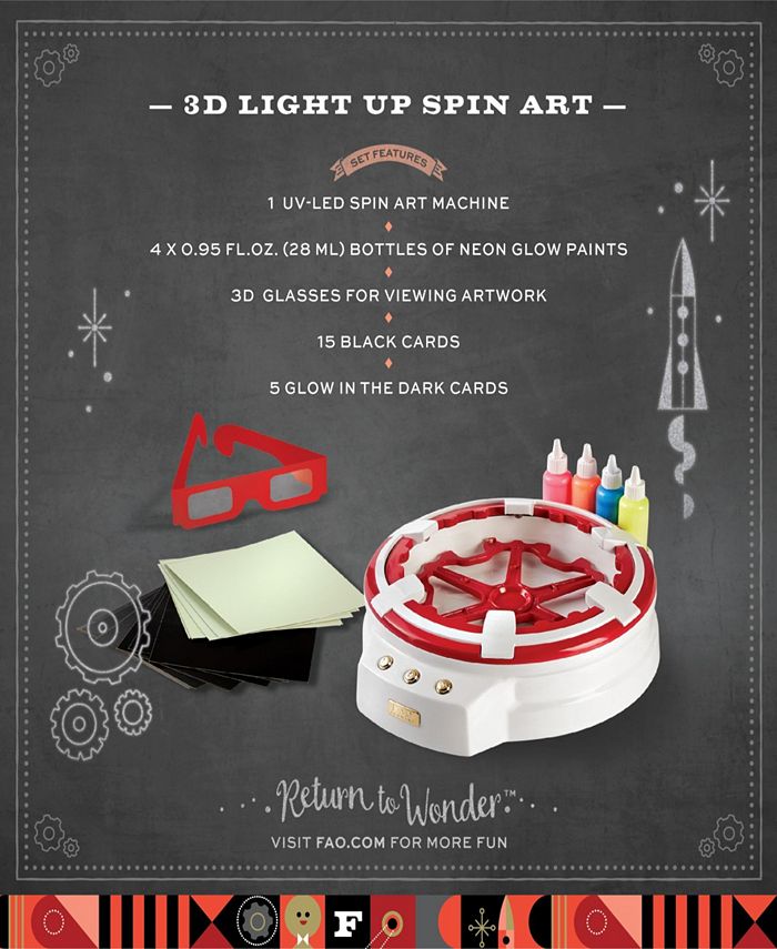 FAO Schwarz LED 3D Spin Art & Reviews All Toys Macy's