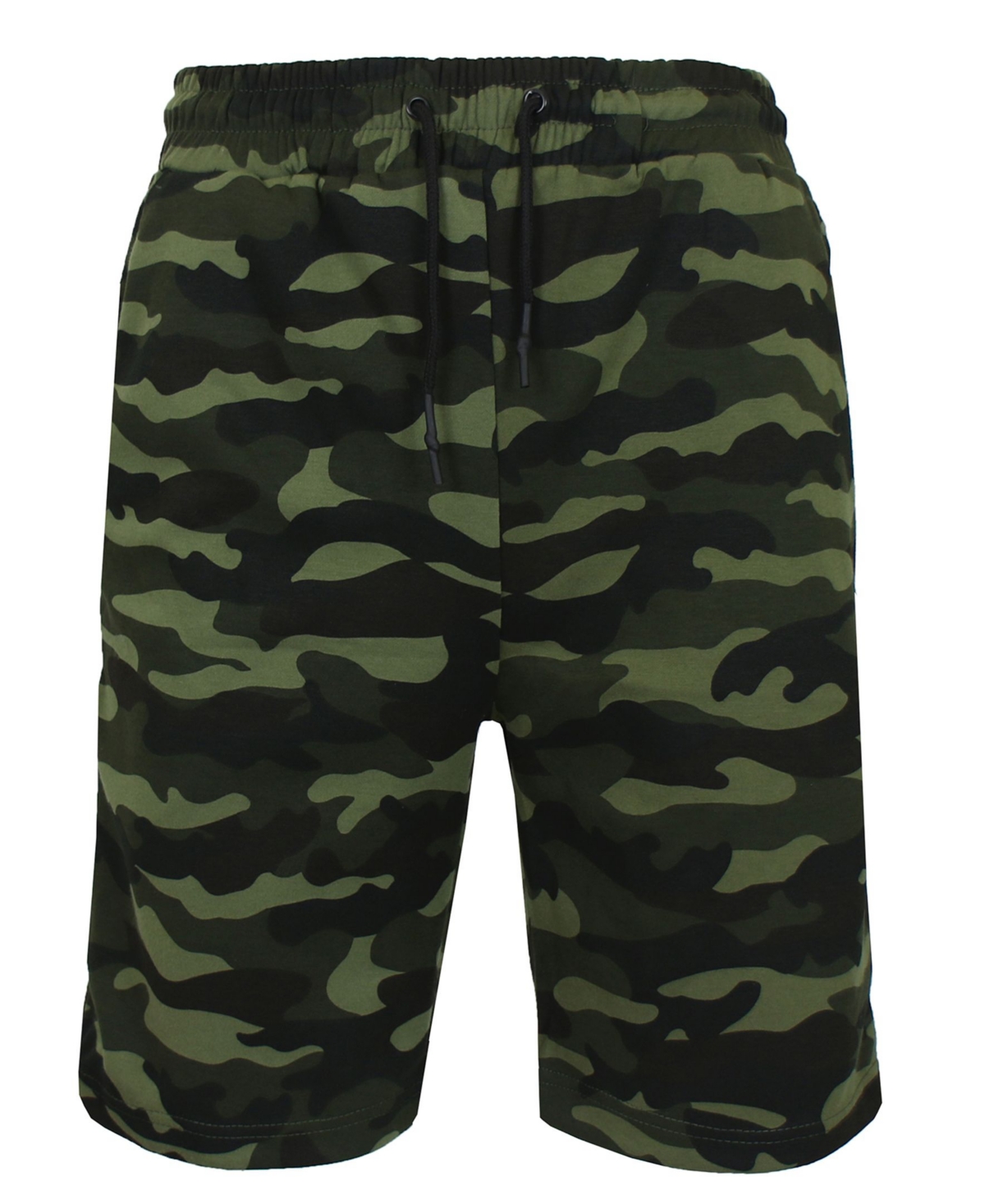 Men's Tech Fleece Jogger Sweat Lounge Shorts - Woodland Camo