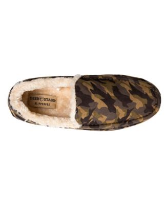 Men's Slippersooz Spun Indoor Outdoor S.U.P.R.O. Sock Cozy Moccasin Slippers