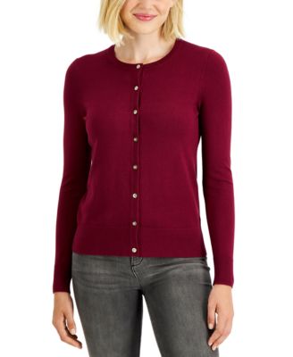 macy's red sweater women's