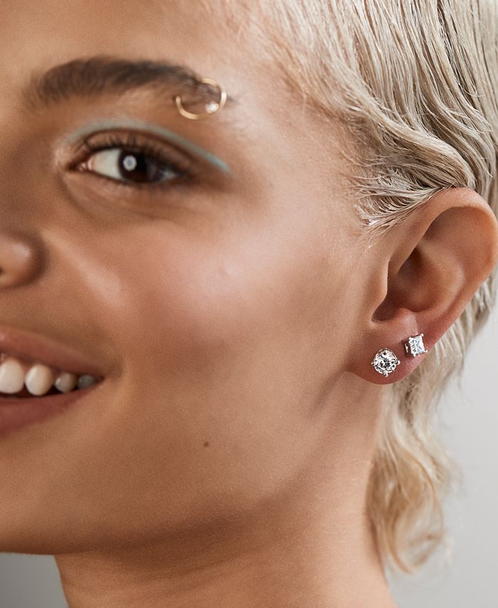 1 carat diamond earrings macys
