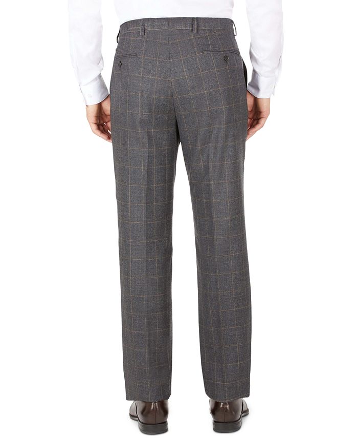 Lauren Ralph Lauren Men's Wool Flannel Classic-Fit Suit Pants - Macy's