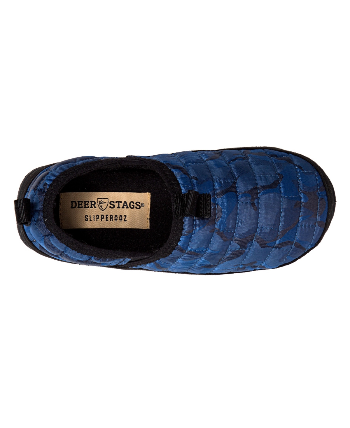 Deer Stags Little Boys Slippersooz Lil Yuma Sock Cushioned Clog Slippers