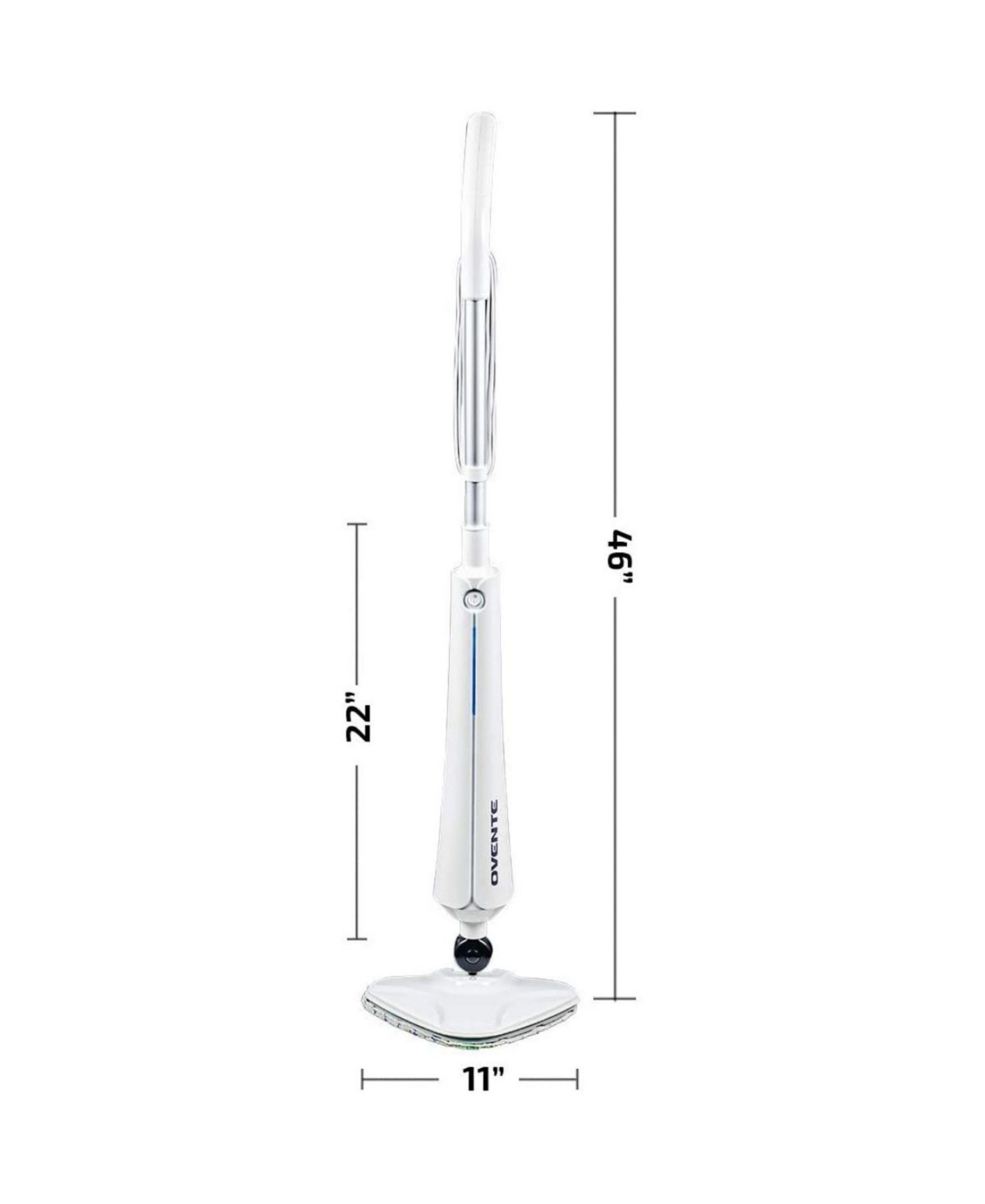 Shop Ovente Heavy Duty Electric Steam Mop In White
