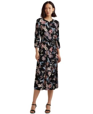 Lauren Ralph Lauren - Floral Blouson-Sleeve Dress