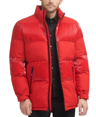 red bubble coat mens