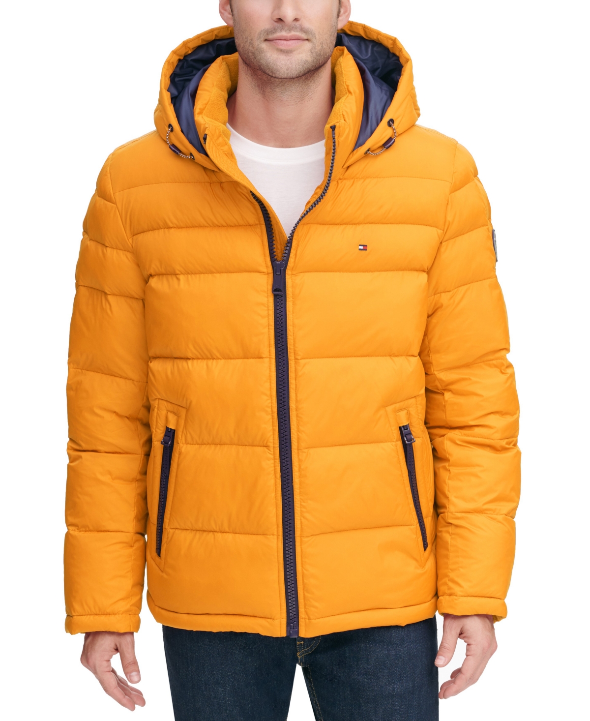 Tommy Hilfiger Puffer Jacket, Created For Macy's In Yellow | ModeSens