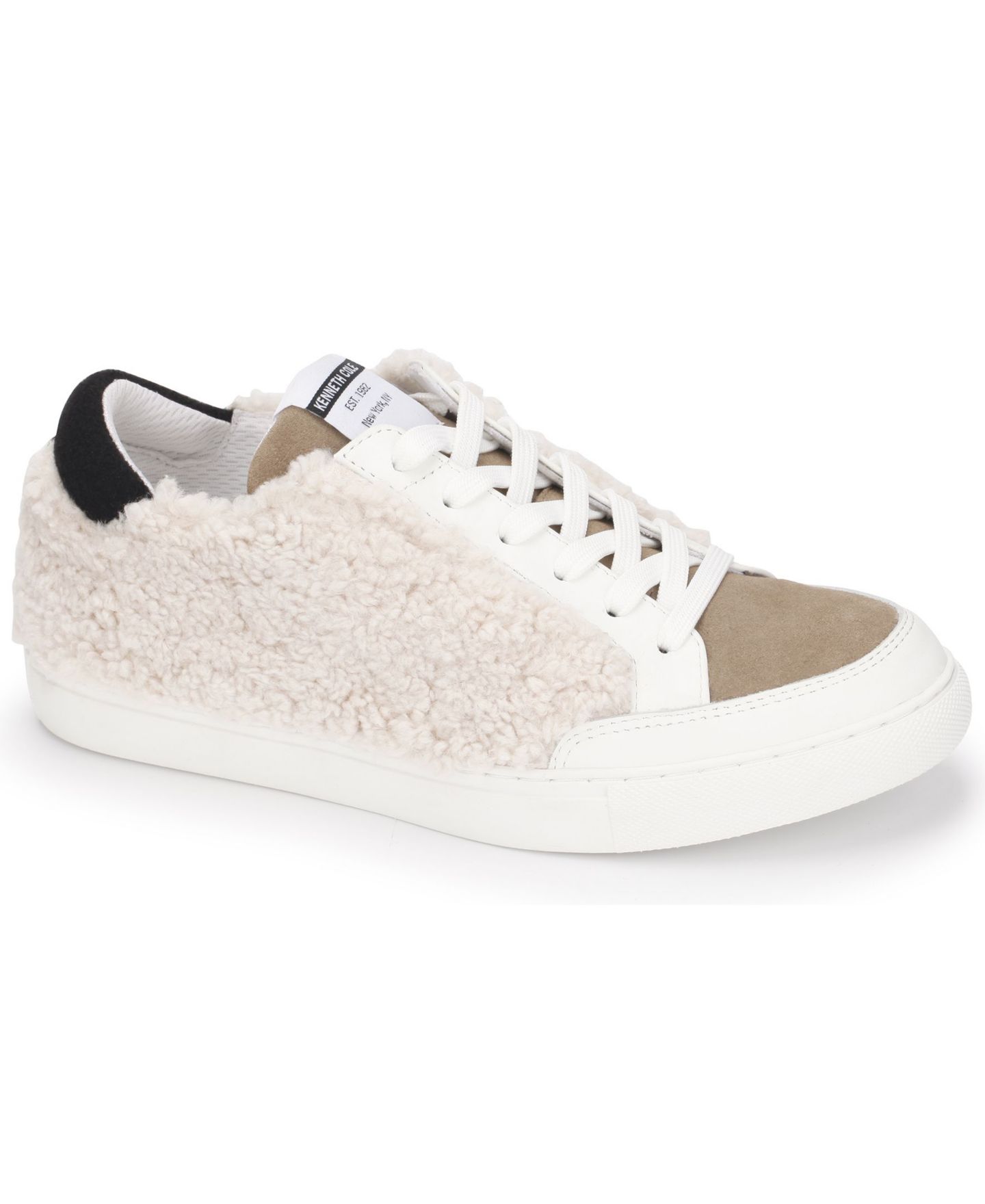 Женские кроссовки Kenneth Cole New York Kam Guard Cozy EO Lace-Up, цвет: Натуральный / Серо-коричневый — фото 1