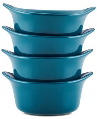 Ceramics Round Ramekin Dipper Cups, Set of 4