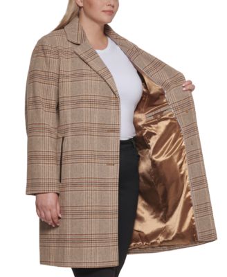 dkny plus size winter coats
