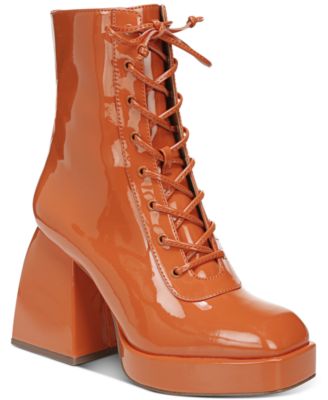 orange boots womens