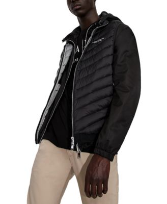 AX Armani Exchange Мужская пуховая куртка AX Armani Exchange с застежкой-молнией