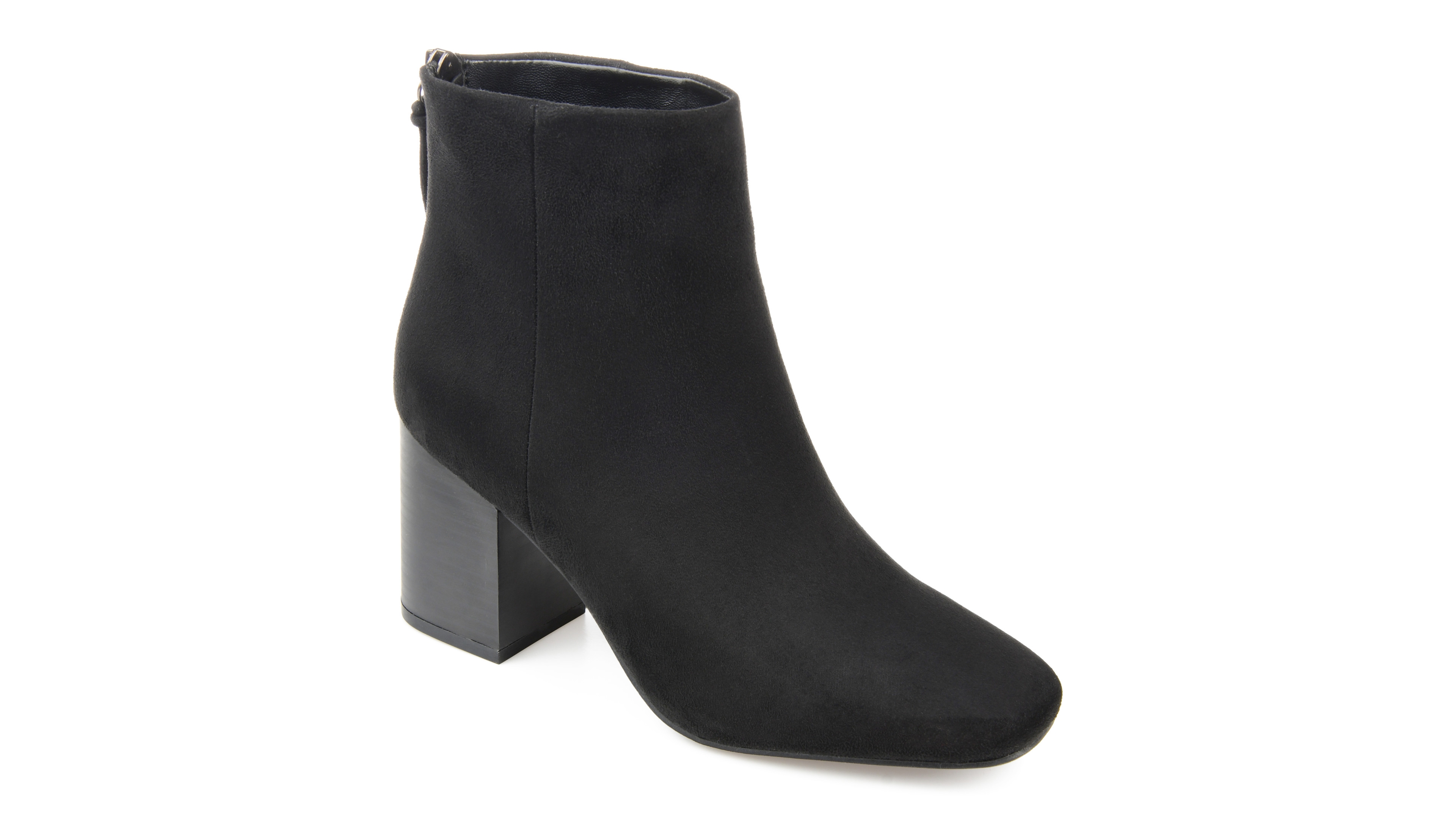 Journee Collection Women's Audrina Stacked Heel Dress Booties
