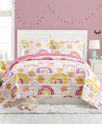 Urban Playground Rainbows Suns Quilt Sets Bedding