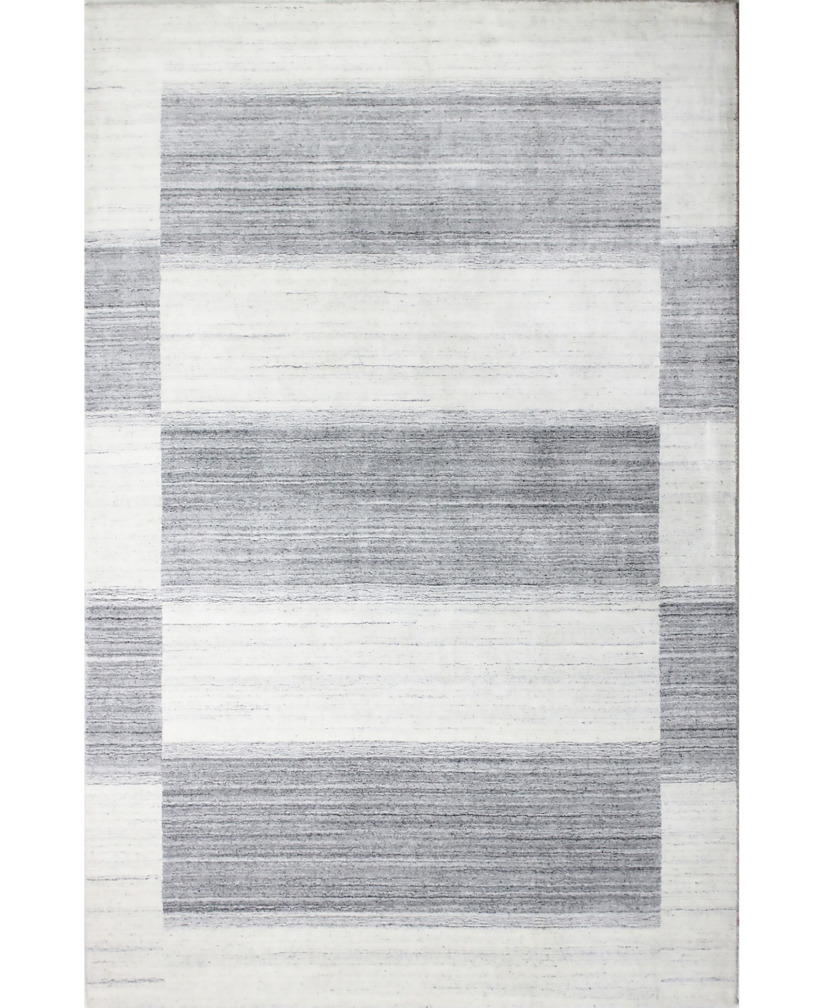 Bb Rugs Decor BLN29 7'9in x 9'9in Area Rug - Ivory/Gray