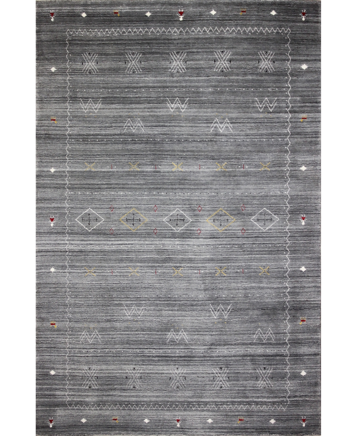 Bb Rugs Decor BT106 8'6in x 11'6in Area Rug - Gray