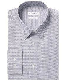 Men's Steel Regular-Fit Non-Iron Performance Stretch Dress Shirt