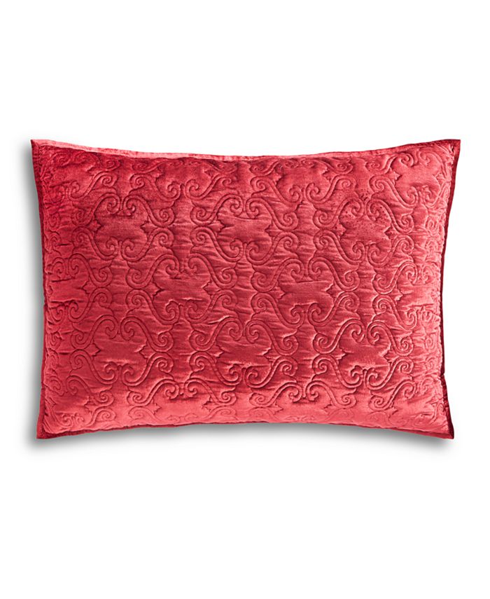 Ornate Scroll Quilted Sham Standard Created for Macy s