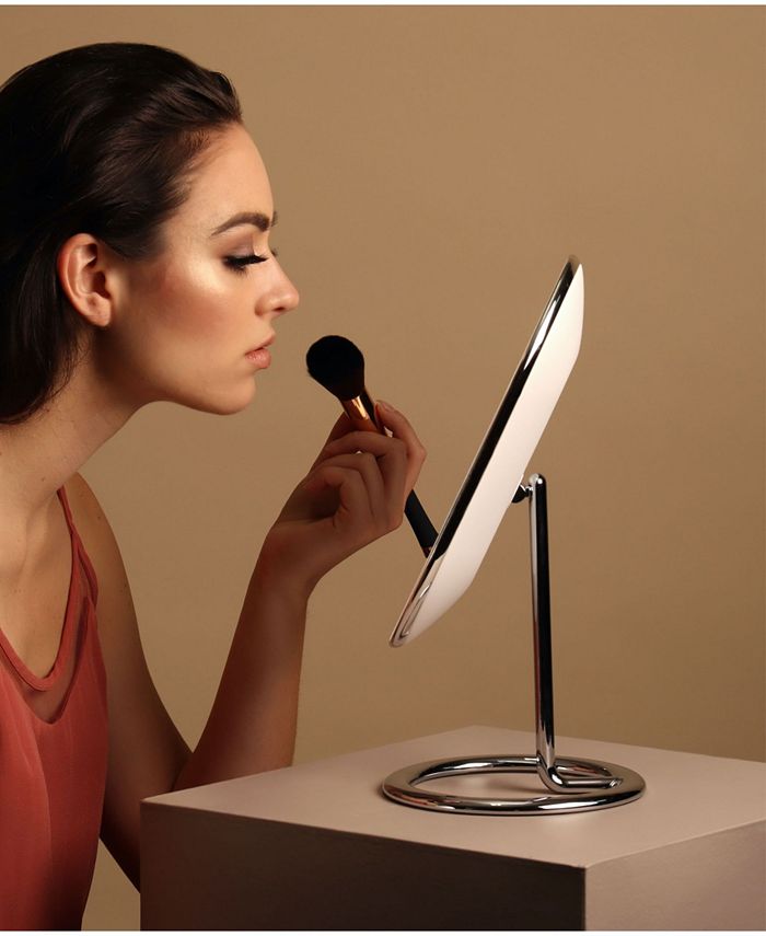Fancii Vera Rechargeable Vanity Mirror With 3 Led Light Settings 