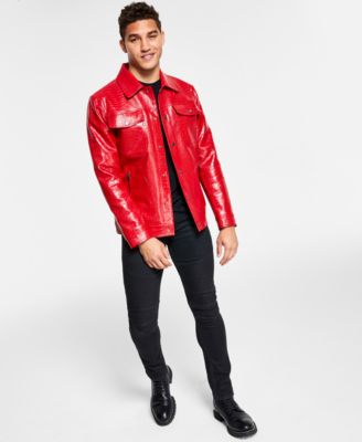 macys mens trucker jacket