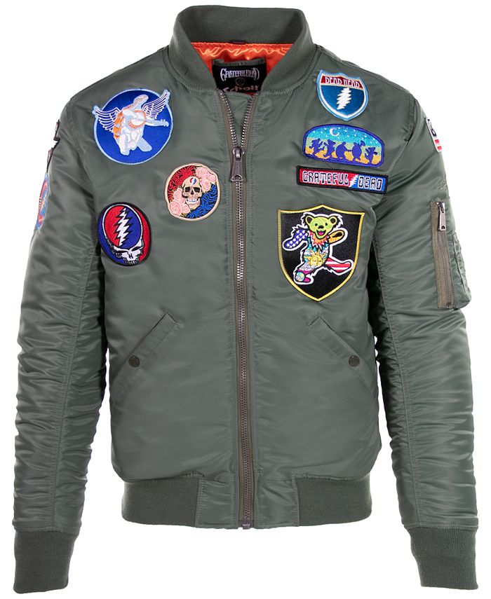 Schott NYC Men's Grateful Dead MA-1 Flight Jacket - Macy's