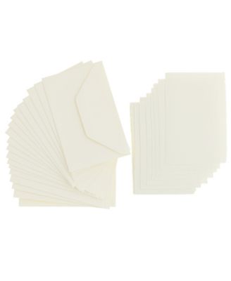 Fabriano Medioevalis 3.3" x 5.1" Flat Cards and Envelopes Set, 20 Pieces