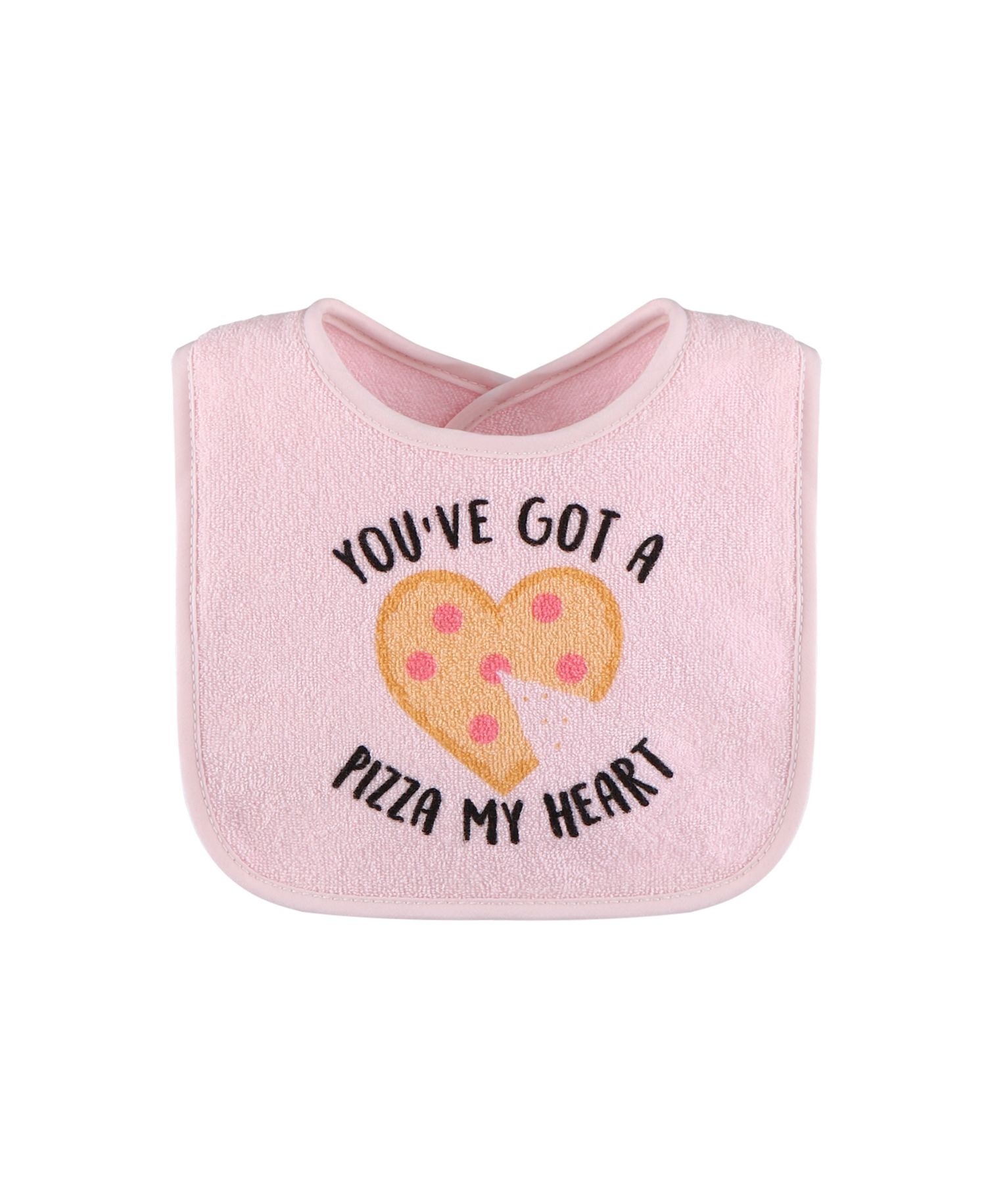Cotton Feeding Baby Bib, 8pk Girls