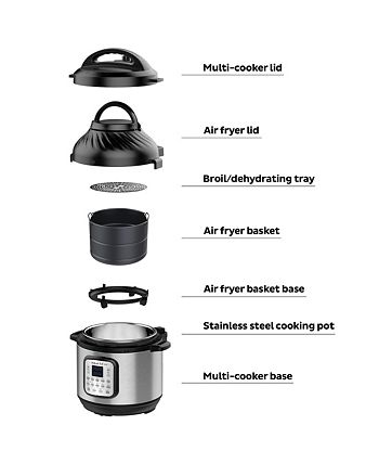 🍀 Instant Pot Duo Crisp+Air Fryer 11-in-1 Multi Pressure Cooker 8Qt,🆕  857561008842
