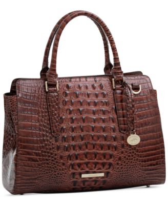 Finley Medium Leather Satchel Bag