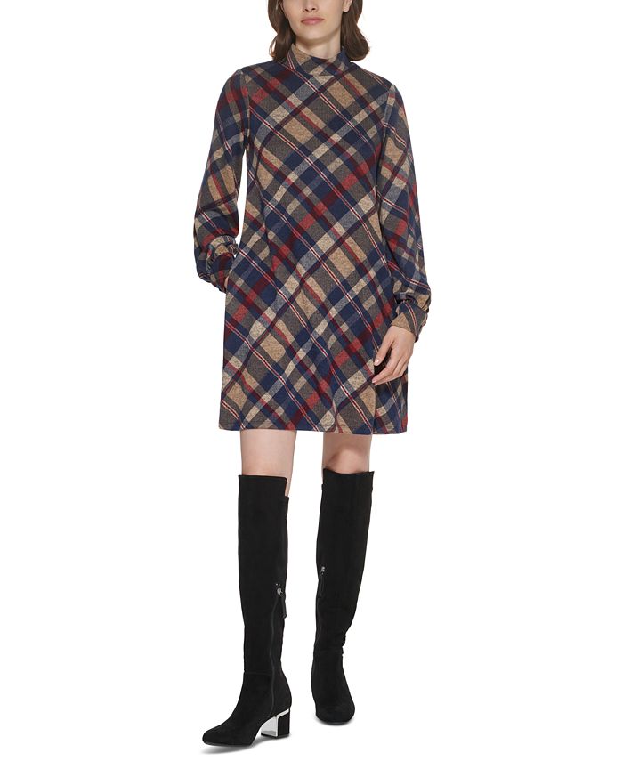 Jessica howard plaid best sale dress