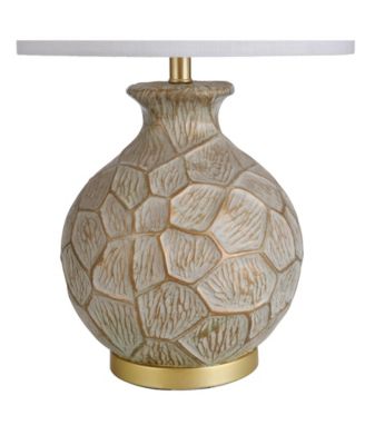 Round Transitional Molded Table Lamp