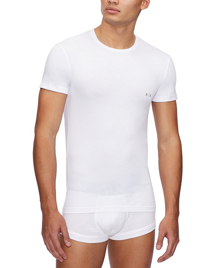 HUGO - Two-pack of stretch-cotton underwear T-shirts