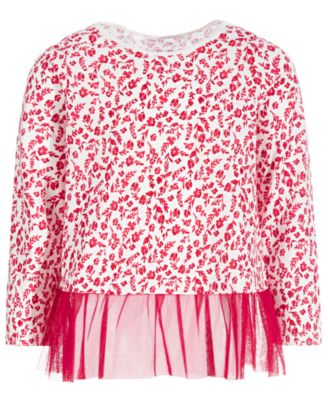 First Impressions - Toddler Girls Holly-Print Tunic