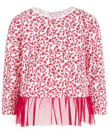 Baby Girls Holly-Print Tunic, Created for Macy's