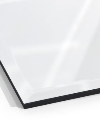 Frameless Beveled Prism Mirror Panels - 24" x 24"
