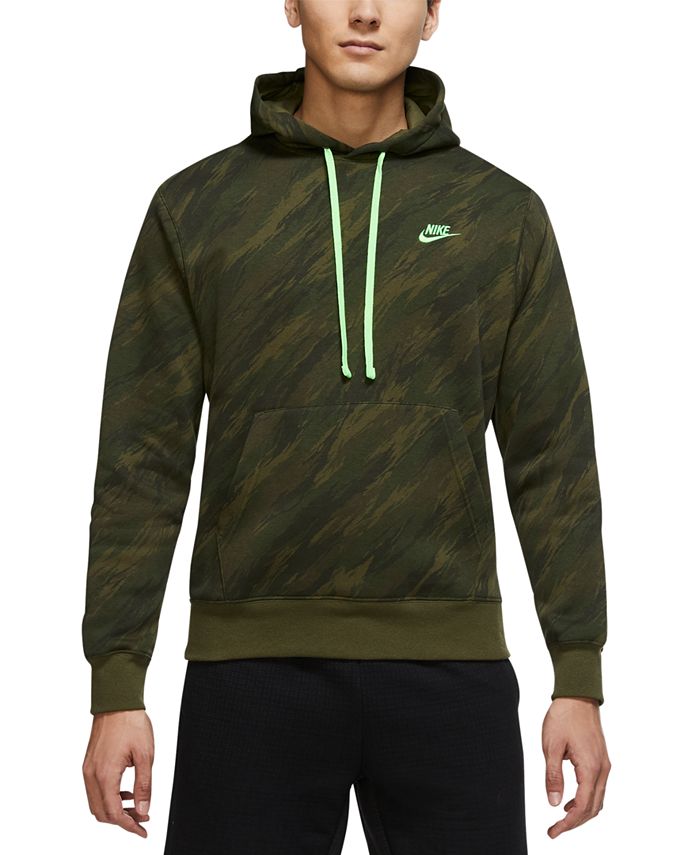 Nike Men's Camo Fleece Hoodie - Macy's