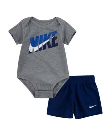 Baby Boys Block Bodysuit Shorts Set