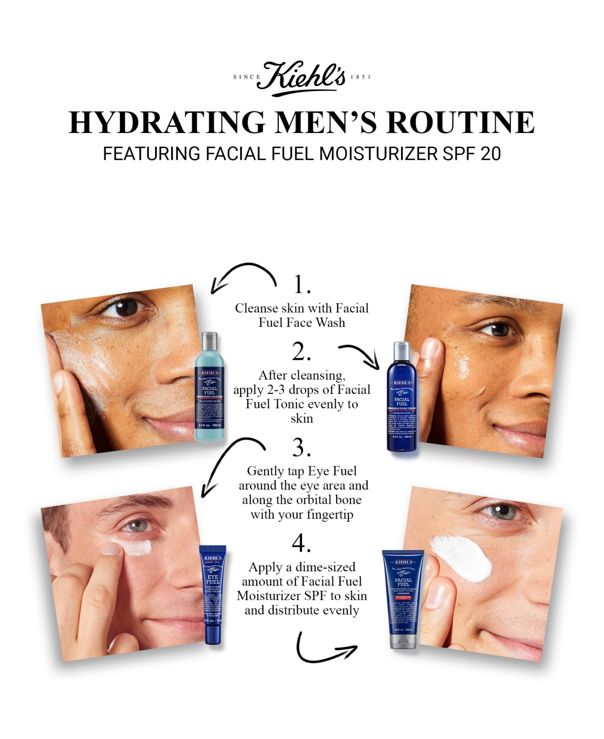 Kiehl's Since 1851 Facial Fuel Men's Spf 20 Moisturizer, 2.5 fl. oz