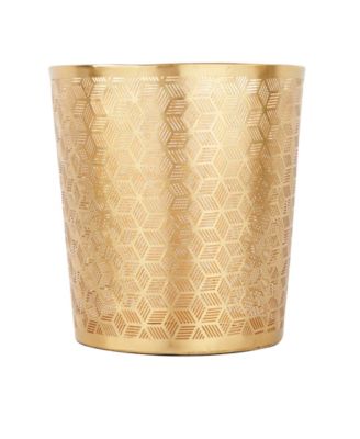 by Cosmopolitan Gold Metal Glam Small Waste Bin, 10 &amp;quot; x 9 &amp;quot; x 9 &amp;quot;