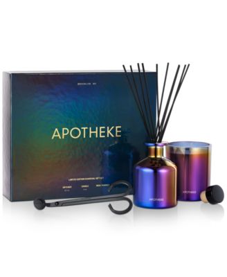 APOTHEKE - 3-Pc. Charcoal Candle & Diffuser Gift Set
