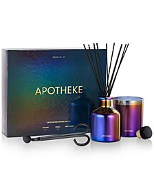 3-Pc. Charcoal Candle & Diffuser Gift Set